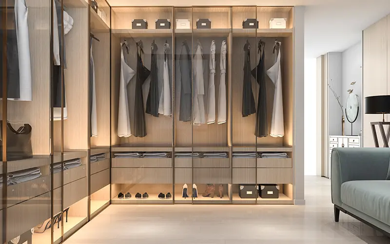 Glass Wardrobe