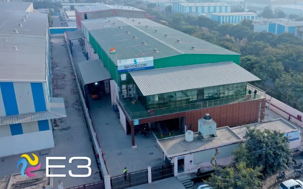E3 Group PVC Laminates Manufacturing Plant established in 2016