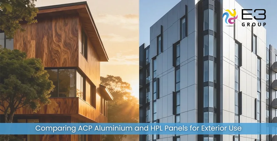 Comparing ACP Aluminium and HPL Panels for Exterior Use